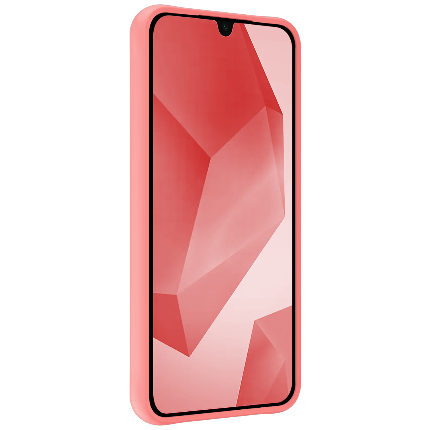 NoXx Hoes Geschikt voor Samsung A16 Hoesje Cover Siliconen Back Case Hoes - Lichtroze