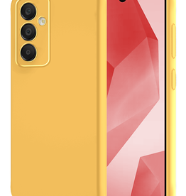 NoXx NoXx Samsung Galaxy A16 Hoesje Siliconen - Geel