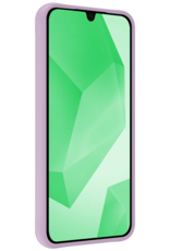 BASEY. Hoes Geschikt voor Samsung A16 Hoesje Siliconen Back Cover Case Met 2x Screenprotector - Hoesje Geschikt voor Samsung Galaxy A16 Hoes Cover Hoesje - Lila