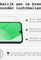 BASEY. Hoes Geschikt voor Samsung A16 Hoesje Siliconen Back Cover Case Met 2x Screenprotector - Hoesje Geschikt voor Samsung Galaxy A16 Hoes Cover Hoesje - Groen