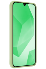 BASEY. Hoes Geschikt voor Samsung A16 Hoesje Siliconen Back Cover Case Met 2x Screenprotector - Hoesje Geschikt voor Samsung Galaxy A16 Hoes Cover Hoesje - Groen