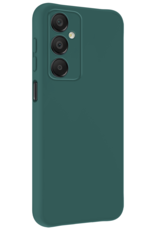 BASEY. Hoes Geschikt voor Samsung A16 Hoesje Siliconen Back Cover Case Met 2x Screenprotector - Hoesje Geschikt voor Samsung Galaxy A16 Hoes Cover Hoesje - Donkergroen