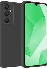 BASEY. Hoes Geschikt voor Samsung A16 Hoesje Siliconen Back Cover Case - Hoesje Geschikt voor Samsung Galaxy A16 Hoes Cover Hoesje - Zwart