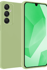 BASEY. Hoes Geschikt voor Samsung A16 Hoesje Siliconen Back Cover Case - Hoesje Geschikt voor Samsung Galaxy A16 Hoes Cover Hoesje - Groen