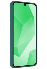 BASEY. Hoes Geschikt voor Samsung A16 Hoesje Siliconen Back Cover Case - Hoesje Geschikt voor Samsung Galaxy A16 Hoes Cover Hoesje - Donkergroen