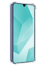 Forterra Hoesje Geschikt voor Samsung A16 Case Shockproof Siliconen Hoes - Hoes Geschikt voor Samsung Galaxy A16 Hoesje Shock Proof Back Cover - Transparant - 2 PACK