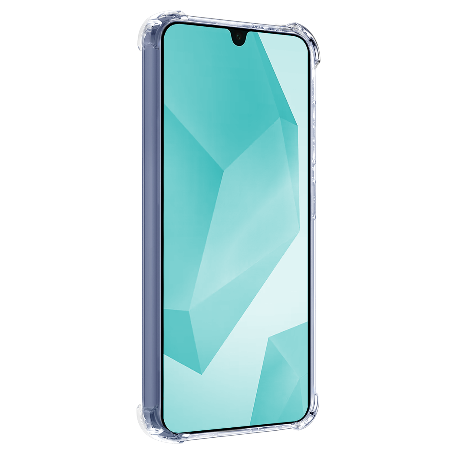 Forterra Hoesje Geschikt voor Samsung A16 Case Shockproof Siliconen Hoes - Hoes Geschikt voor Samsung Galaxy A16 Hoesje Shock Proof Back Cover - Transparant