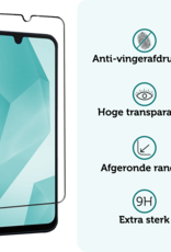 Forterra Hoesje Geschikt voor Samsung A16 Case Shockproof Siliconen Hoes Met 2x Screenprotector - Hoes Geschikt voor Samsung Galaxy A16 Hoesje Shock Proof Back Cover - Transparant