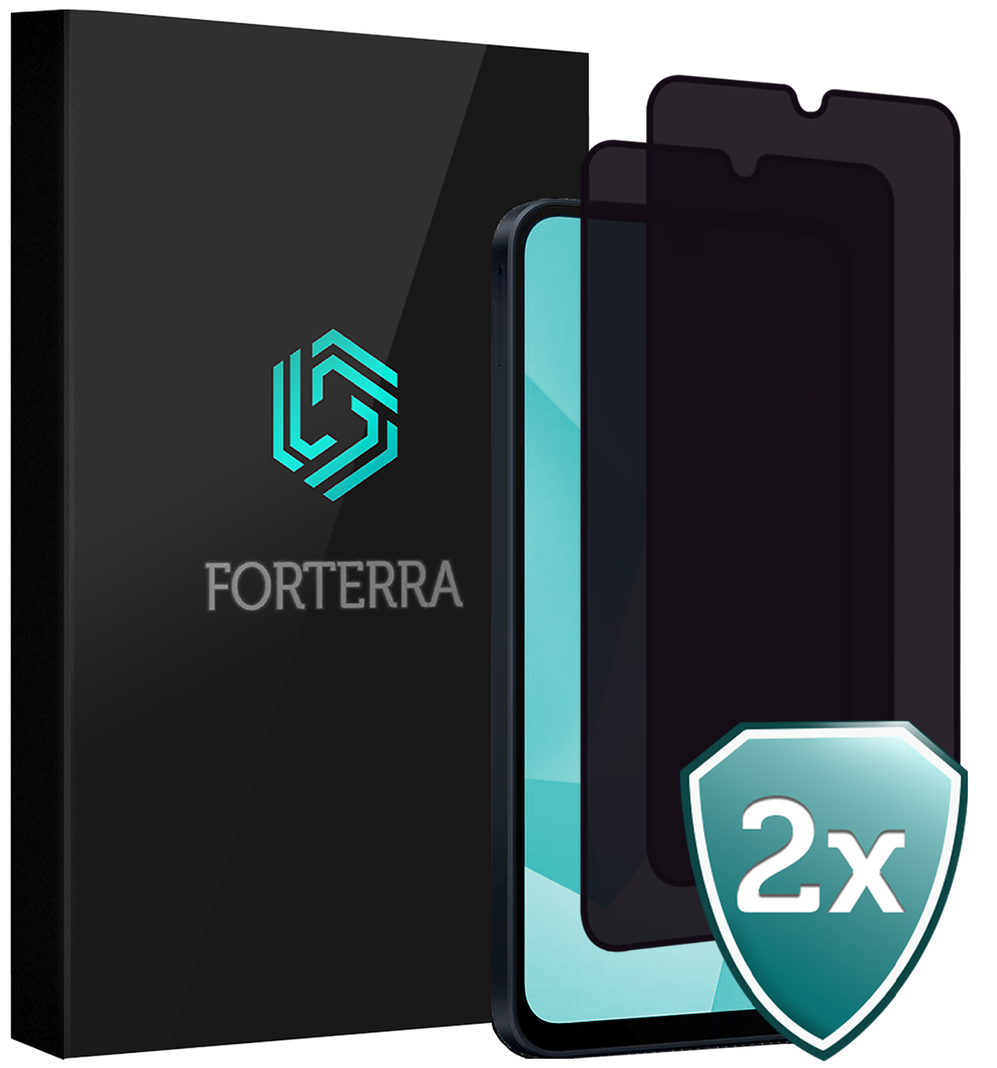 Forterra Camera Bescherming Geschikt voor Samsung A16 Camera Protector Glas - Lens Protector Geschikt voor Samsung Galaxy A16 Screenprotector Camera Protector Gehard Glas - 2 PACK