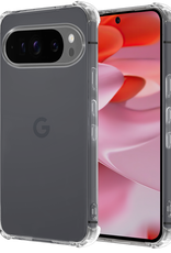 NoXx Hoesje Geschikt voor Google Pixel 9 Pro XL Hoesje Siliconen Shock Proof Case Hoes - Hoes Geschikt voor Google Pixel 9 Pro XL Hoes Cover Case Shockproof - Transparant