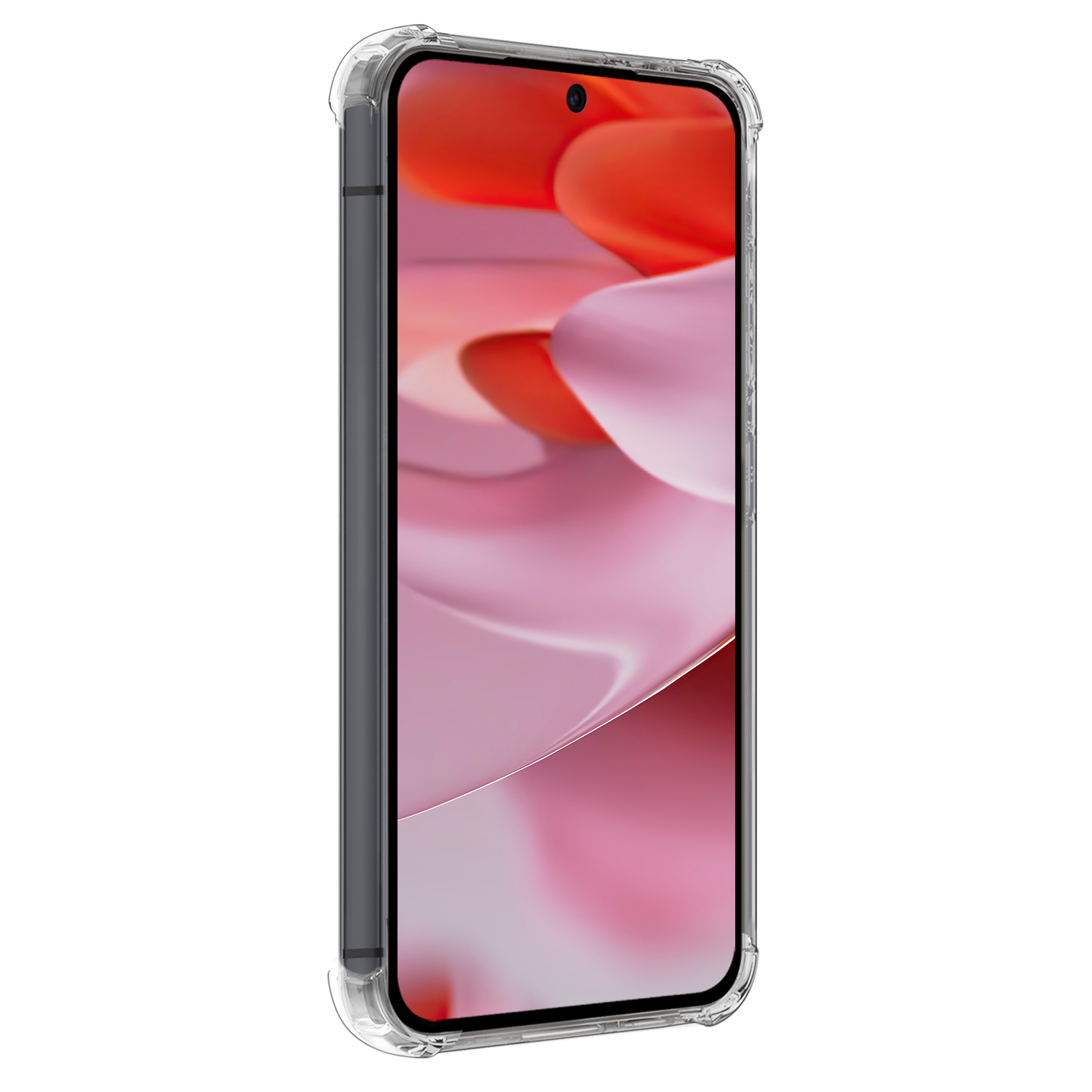 NoXx Hoesje Geschikt voor Google Pixel 9 Pro XL Hoesje Siliconen Shock Proof Case Hoes Met 2x Screenprotector - Hoes Geschikt voor Google Pixel 9 Pro XL Hoes Cover Case Shockproof - Transparant