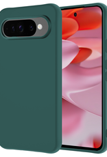 NoXx Hoesje Geschikt voor Google Pixel 9 Pro XL Hoesje Siliconen Case Hoes - Hoes Geschikt voor Google Pixel 9 Pro XL Hoes Cover Case - Donkergroen