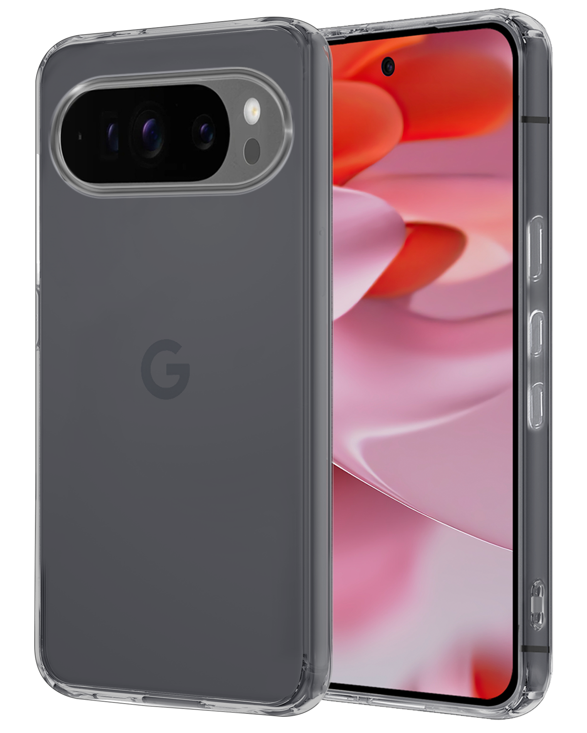 NoXx Hoesje Geschikt voor Google Pixel 9 Pro XL Hoesje Siliconen Case Hoes - Hoes Geschikt voor Google Pixel 9 Pro XL Hoes Cover Case - Transparant