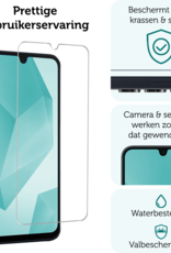 Forterra Screenprotector Geschikt voor Samsung A16 Screenprotector Glas Gehard Screen Cover - Screen Protector Geschikt voor Samsung Galaxy A16 Screenprotector Tempered Glass - 2 PACK