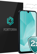 Forterra Screenprotector Geschikt voor Samsung A16 Screenprotector Glas Gehard Screen Cover - Screen Protector Geschikt voor Samsung Galaxy A16 Screenprotector Tempered Glass - 2 PACK