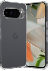 Nomfy Hoesje Geschikt voor Google Pixel 9 Pro XL Hoesje Siliconen Shock Proof Case Hoes - Hoes Geschikt voor Google Pixel 9 Pro XL Hoes Cover Case Shockproof - Transparant