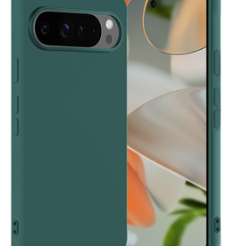 Nomfy Nomfy Google Pixel 9 Pro XL Hoesje Siliconen - Donkergroen