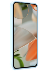 Nomfy Hoesje Geschikt voor Google Pixel 9 Pro XL Hoesje Siliconen Case Hoes Met 2x Screenprotector - Hoes Geschikt voor Google Pixel 9 Pro XL Hoes Cover Case - Lichtblauw