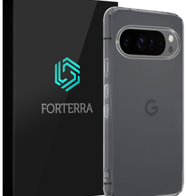 Forterra Forterra Google Pixel 9 Pro XL Hoesje Siliconen - Transparant