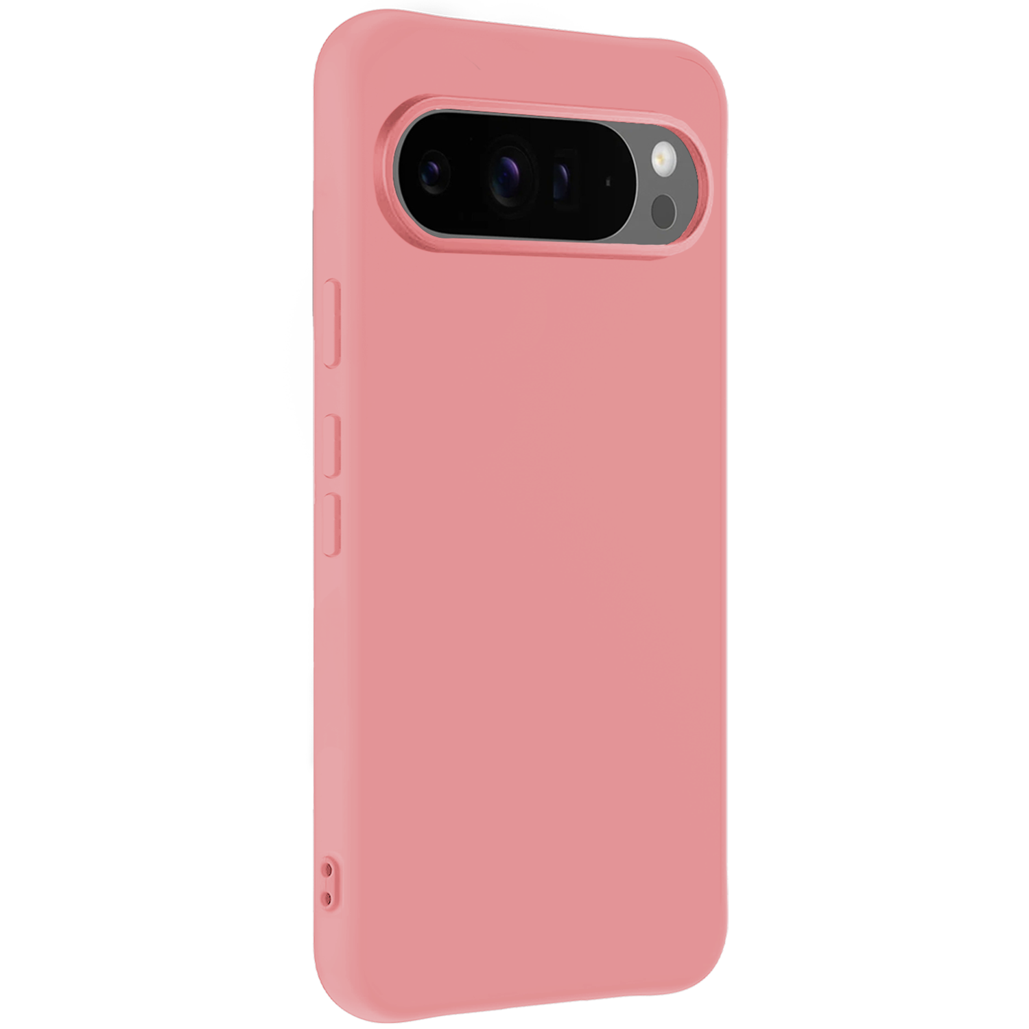 Forterra Hoesje Geschikt voor Google Pixel 9 Pro XL Hoesje Siliconen Case Hoes - Hoes Geschikt voor Google Pixel 9 Pro XL Hoes Cover Case - Lichtroze - 2 PACK