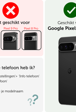 Forterra Hoesje Geschikt voor Google Pixel 9 Pro XL Hoesje Siliconen Case Hoes - Hoes Geschikt voor Google Pixel 9 Pro XL Hoes Cover Case - Transparant - 2 PACK