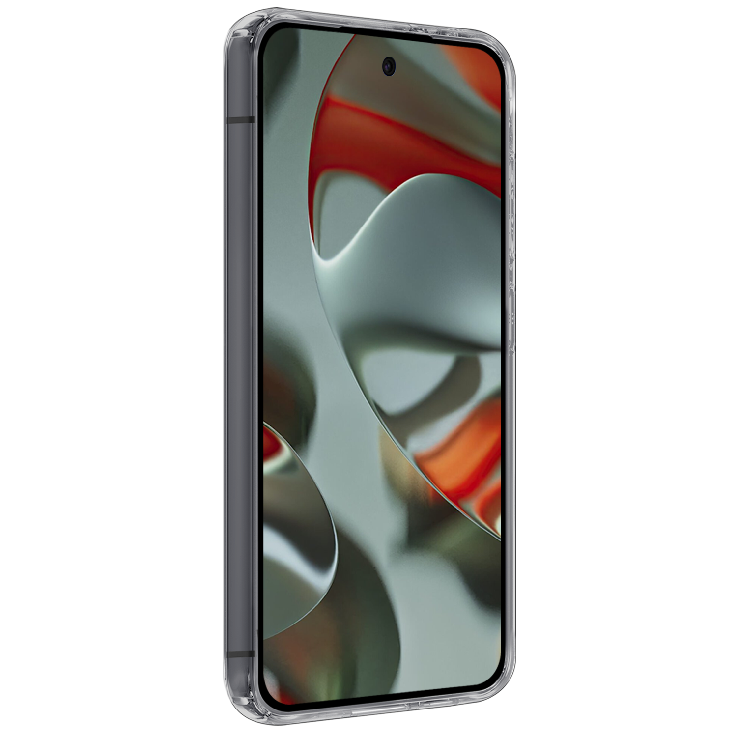 Forterra Hoesje Geschikt voor Google Pixel 9 Pro XL Hoesje Siliconen Case Hoes Met Screenprotector - Hoes Geschikt voor Google Pixel 9 Pro XL Hoes Cover Case - Transparant