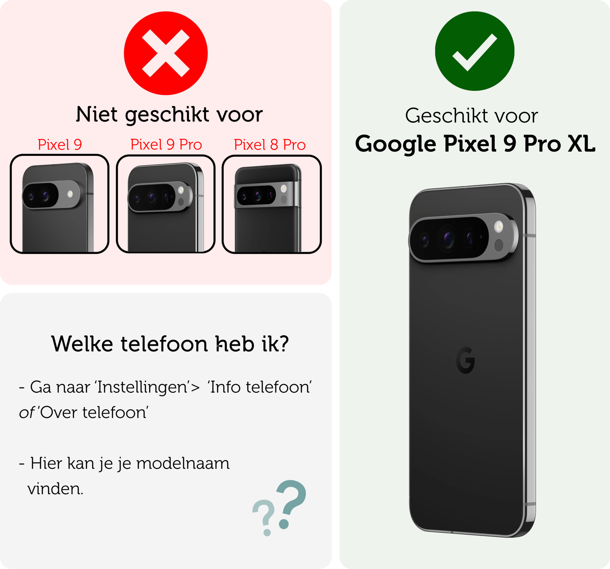 Forterra Hoesje Geschikt voor Google Pixel 9 Pro XL Hoesje Siliconen Case Hoes Met 2x Screenprotector - Hoes Geschikt voor Google Pixel 9 Pro XL Hoes Cover Case - Donkerblauw