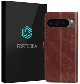 Forterra Forterra Google Pixel 9 Pro XL Hoesje Bookcase - Bruin