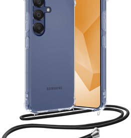 Nomfy Nomfy Samsung Galaxy A16 Hoesje Transparant Shockproof Met Zwart Koord