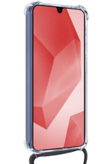 NoXx Hoes Geschikt voor Samsung A16 Hoesje Transparant Met Telefoonkoord Cover Shock Proof Case Koord Hoes