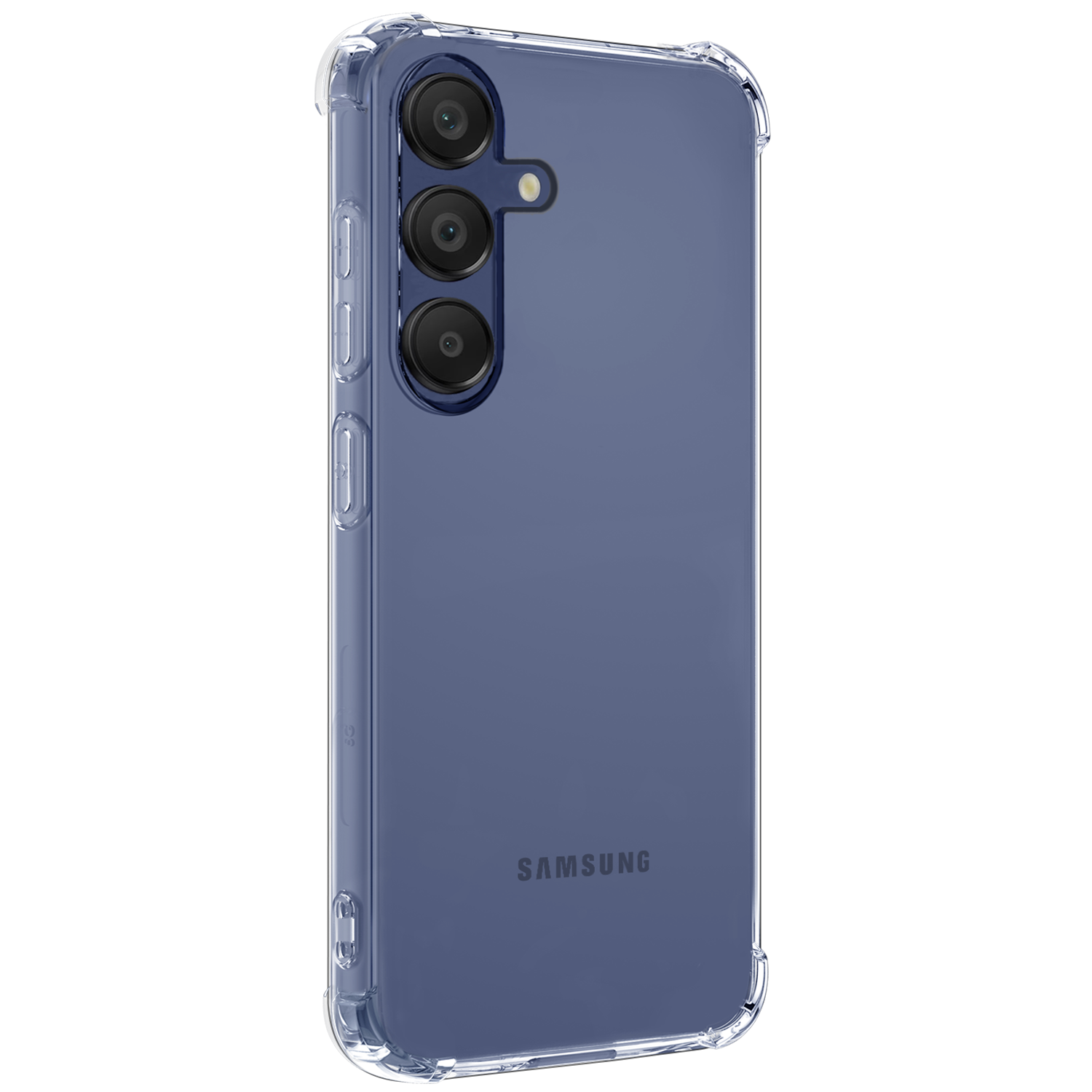 Nomfy Hoesje Geschikt voor Samsung A16 Hoesje Shock Proof Cover Case Shockproof - Hoes Geschikt voor Samsung Galaxy A16 Hoes Siliconen Back Case - Transparant