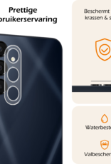 Nomfy Screenprotector - Geschikt voor Samsung A16 Screenprotector Privacy Bescherm Glas - Screenprotector Geschikt voor Samsung Galaxy A16 Privacy Screenprotector Tempered Glass - 2 PACK