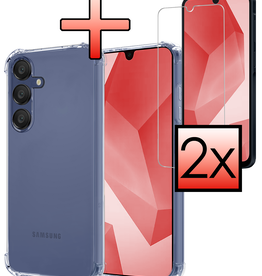 NoXx NoXx Samsung Galaxy A16 Hoesje Shockproof Met 2x Screenprotector