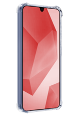 NoXx Hoes Geschikt voor Samsung A16 Hoesje Siliconen Cover Shock Proof Back Case Shockproof Hoes Met 2x Screenprotector - Transparant