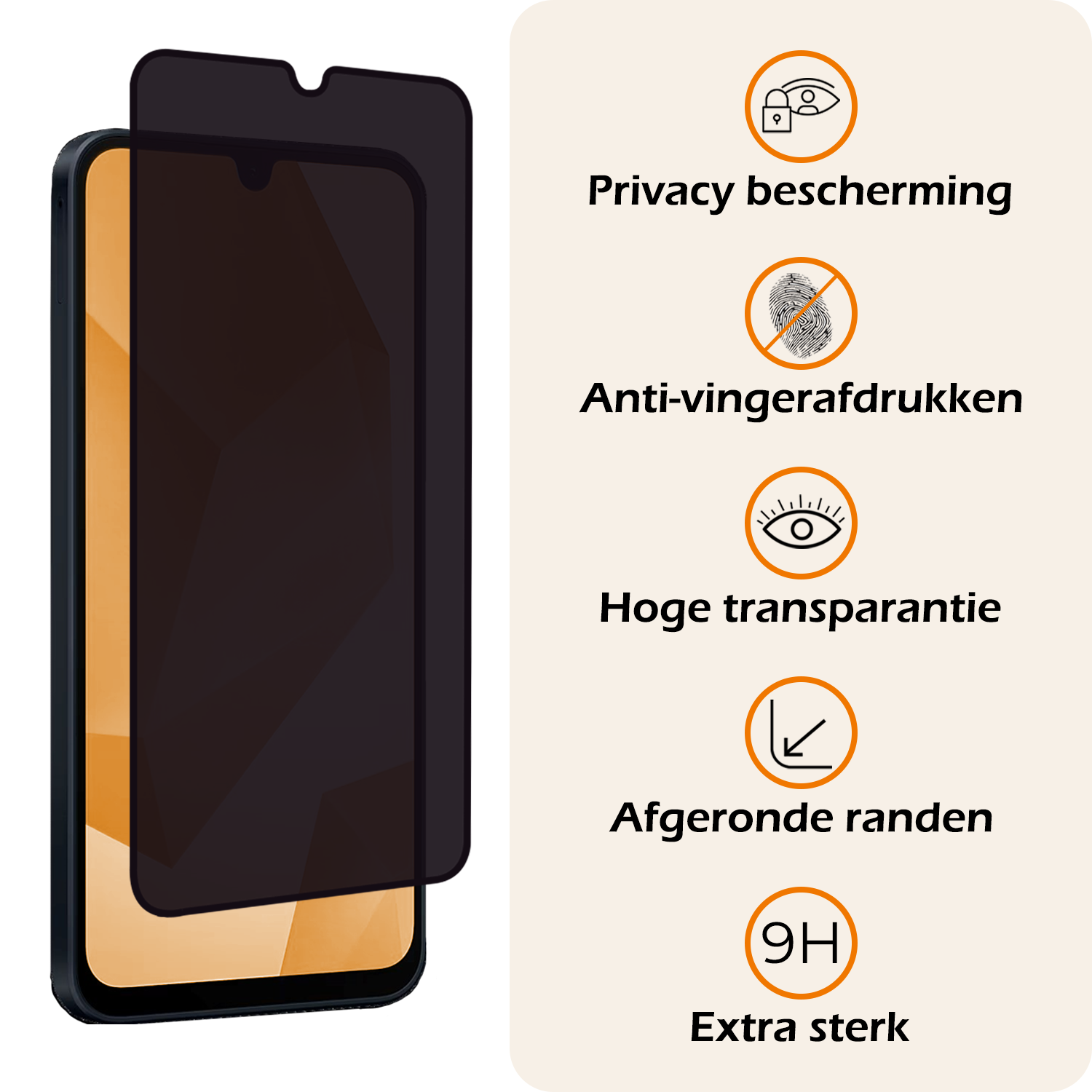 Nomfy Screenprotector - Geschikt voor Samsung A16 Camera Screen Protector Beschermglas - Screenprotector Geschikt voor Samsung Galaxy A16 Camera Screenprotector Tempered Glass - 2 PACK