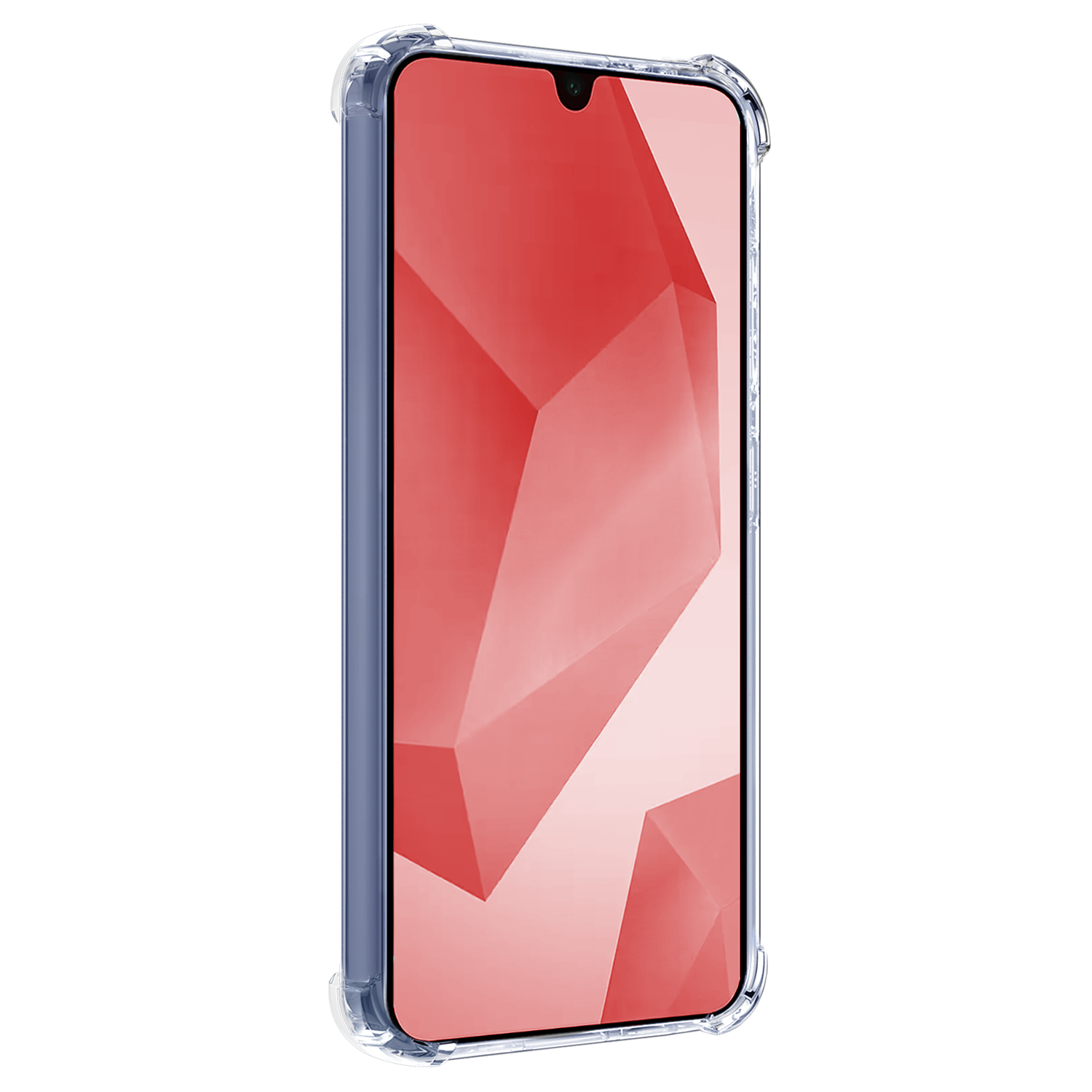 NoXx Hoes Geschikt voor Samsung A16 Hoesje Siliconen Cover Shock Proof Back Case Shockproof Hoes - Transparant