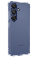 NoXx Hoes Geschikt voor Samsung A16 Hoesje Siliconen Cover Shock Proof Back Case Shockproof Hoes - Transparant