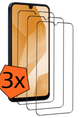 Nomfy Screenprotector - Geschikt voor Samsung A16 Screenprotector Bescherm Glas - Screenprotector Geschikt voor Samsung Galaxy A16 Screen Protector Tempered Glass Full Screen Full Cover - 3 PACK