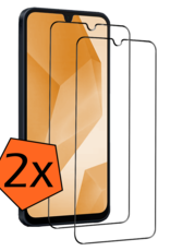 Nomfy Screenprotector - Geschikt voor Samsung A16 Screenprotector Bescherm Glas - Screenprotector Geschikt voor Samsung Galaxy A16 Screen Protector Tempered Glass Full Screen Full Cover - 2 PACK
