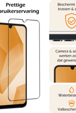 Nomfy Screenprotector - Geschikt voor Samsung A16 Screenprotector Bescherm Glas - Screenprotector Geschikt voor Samsung Galaxy A16 Screen Protector Tempered Glass Full Screen Full Cover - 2 PACK