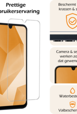 Nomfy Screenprotector - Geschikt voor Samsung A16 Screenprotector Bescherm Glas Tempered Glass - Screenprotector Geschikt voor Samsung Galaxy A16 Screen Protector - 2 PACK