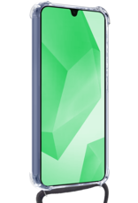 BASEY. Hoes Geschikt voor Samsung A16 Hoesje Shock Proof Case Met Koord Shock Hoes Met Koord - Hoesje Geschikt voor Samsung Galaxy A16 Hoes Cover Met Koord - Transparant