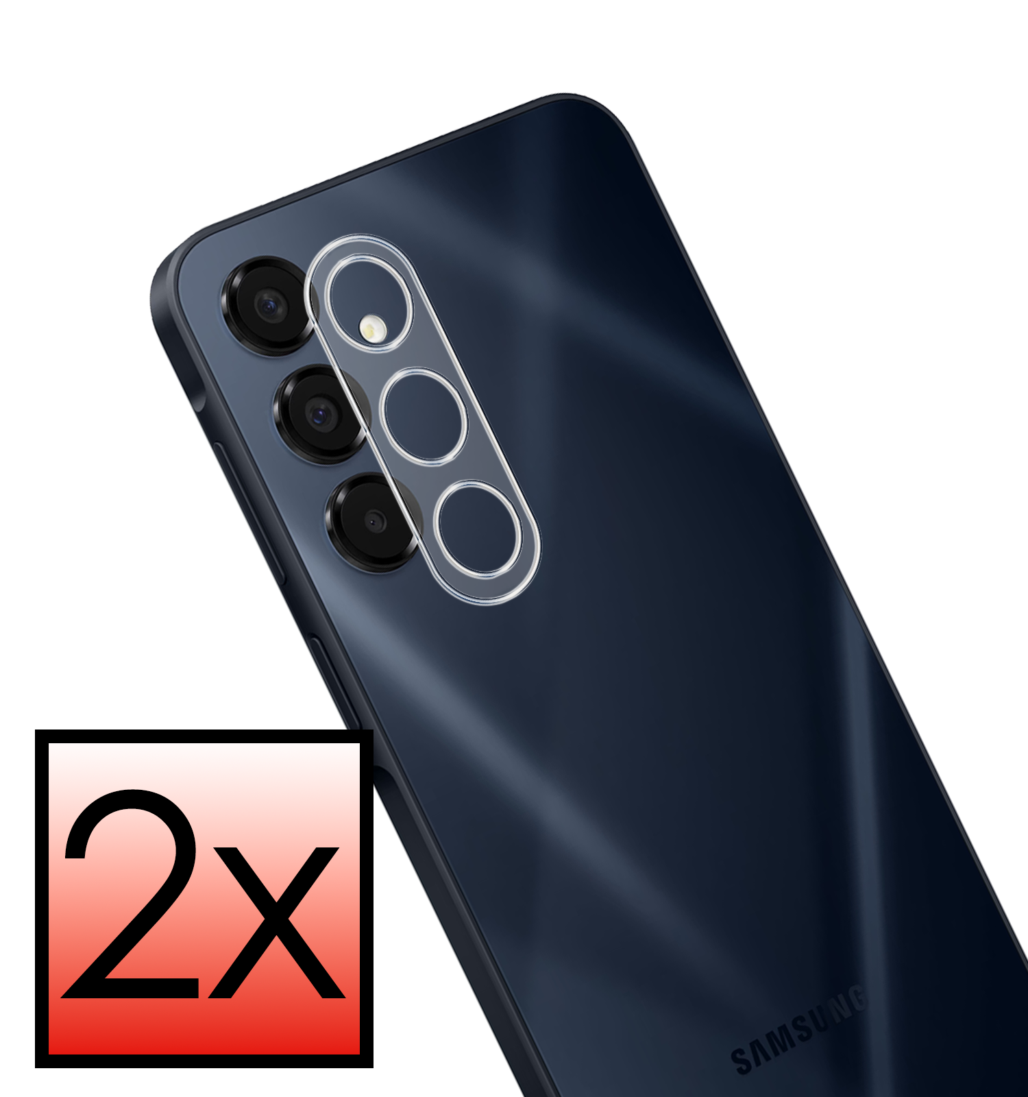 NoXx Screenprotector Geschikt voor Samsung A16 Screenprotector Privacy Tempered Glass Gehard Glas Display Cover - 2 PACK