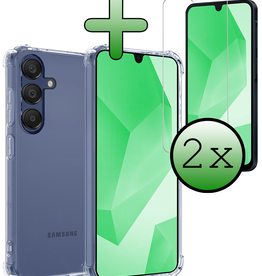 BASEY. BASEY. Samsung Galaxy A16 Hoesje Shockproof Met 2x Screenprotector