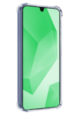 BASEY. Hoes Geschikt voor Samsung A16 Hoesje Shock Proof Case Hoes Siliconen Met 2x Screenprotector - Hoesje Geschikt voor Samsung Galaxy A16 Hoes Cover Shockproof - Transparant