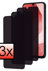 NoXx Screenprotector Geschikt voor Samsung A16 Camera Screenprotector Gehard Glas - Screenprotector Geschikt voor Samsung Galaxy A16 Screenprotector Camera Tempered Glass - 3 PACK
