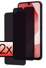 NoXx Screenprotector Geschikt voor Samsung A16 Camera Screenprotector Gehard Glas - Screenprotector Geschikt voor Samsung Galaxy A16 Screenprotector Camera Tempered Glass - 2 PACK