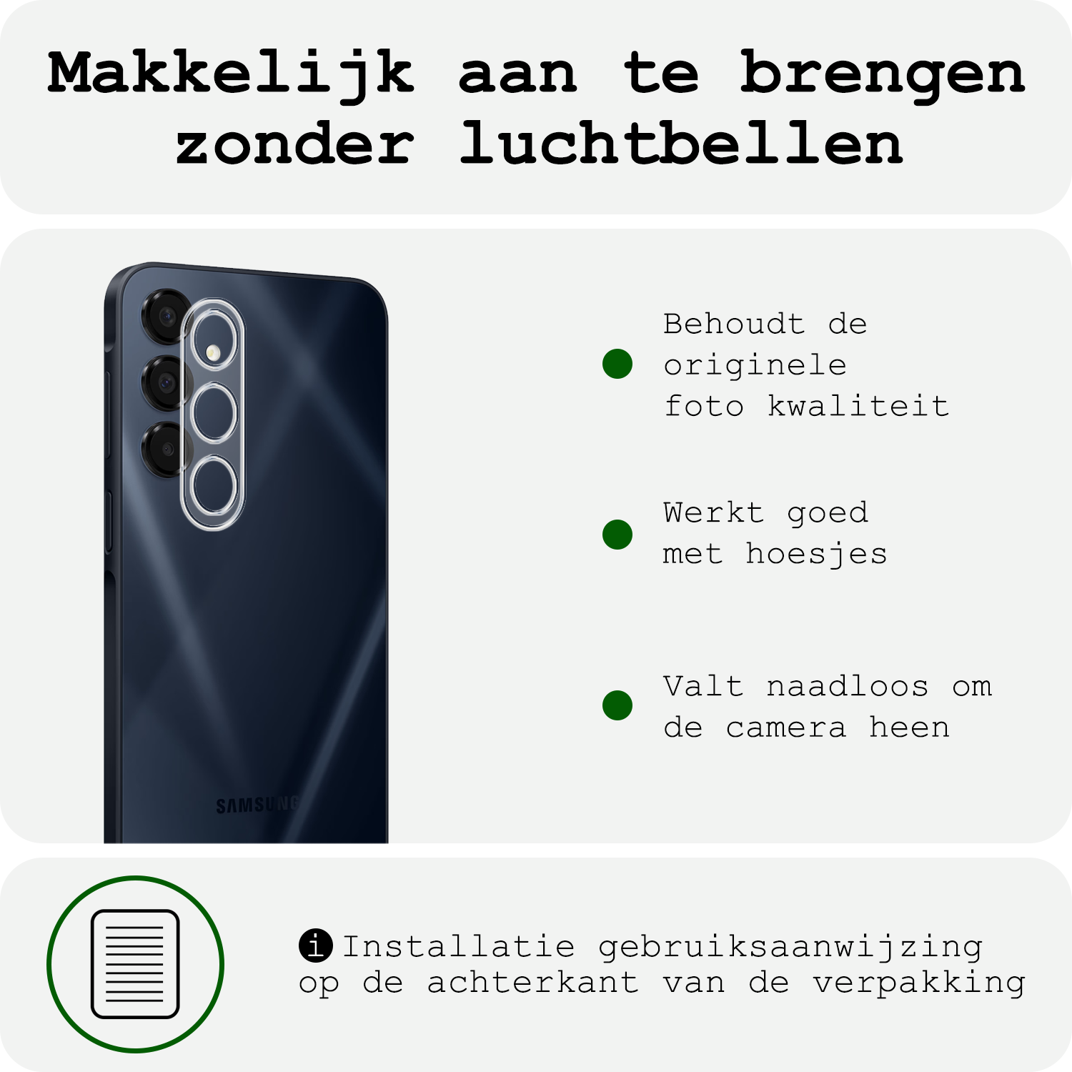 BASEY. Screenprotector Geschikt voor Samsung A16 Screenprotector Privacy Beschermglas - Screenprotector Geschikt voor Samsung Galaxy A16 Screen Protector Full Screen Privacy - 3 Stuks