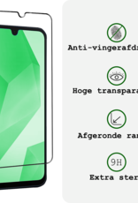 BASEY. Screenprotector Geschikt voor Samsung A16 Screenprotector Beschermglas Full Cover - Screenprotector Geschikt voor Samsung Galaxy A16 Screen Protector Full Cover
