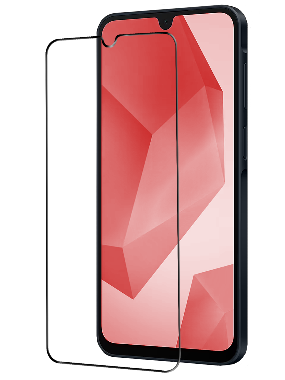 NoXx Screenprotector Geschikt voor Samsung A16 Screenprotector Tempered Glass Gehard Glas Full Cover